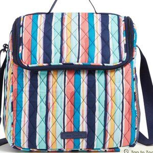 NWT Vera Bradley Lunch Crossbody, Cabana Stripe Pattern